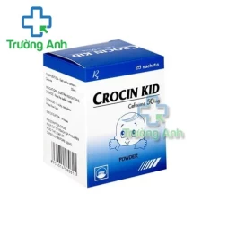 Crocin Kid 50mg Pymepharco - Thuốc điều trị viêm phổi, viêm xoang